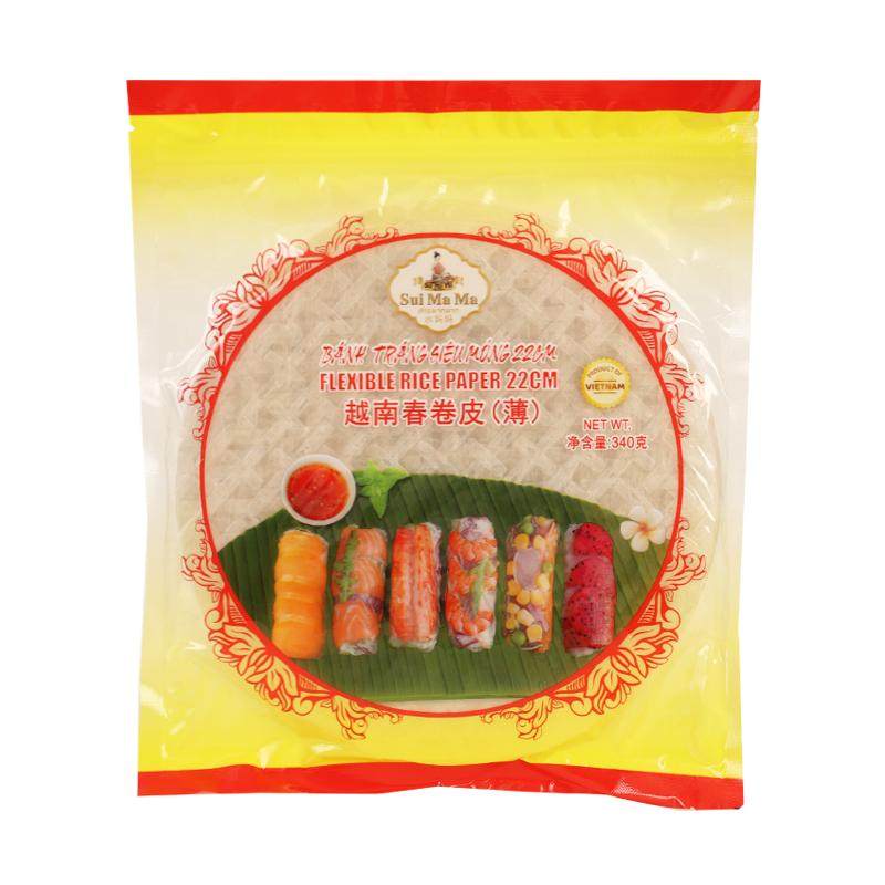 原装进口越南春卷皮旗舰店米纸卷米皮低脂透明春饼皮卷饼皮水妈妈