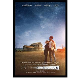 诺兰作品电影海报星际穿越盗梦空间蝙蝠侠奥本海默客厅挂画装饰画