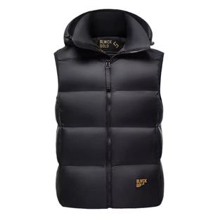 羽绒服马甲女款2025新款外穿秋冬时尚洋气宽松保暖白鸭绒背心外套