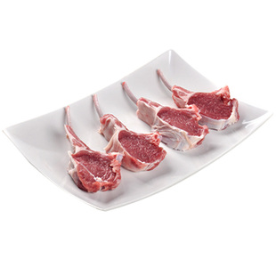 法式羊排新鲜 内蒙古草原小羊排泰德牛羔羊肉 战斧羊排烧烤半成品