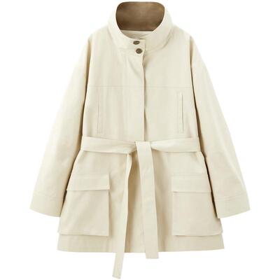 小个子休闲通勤莱赛尔人生风衣