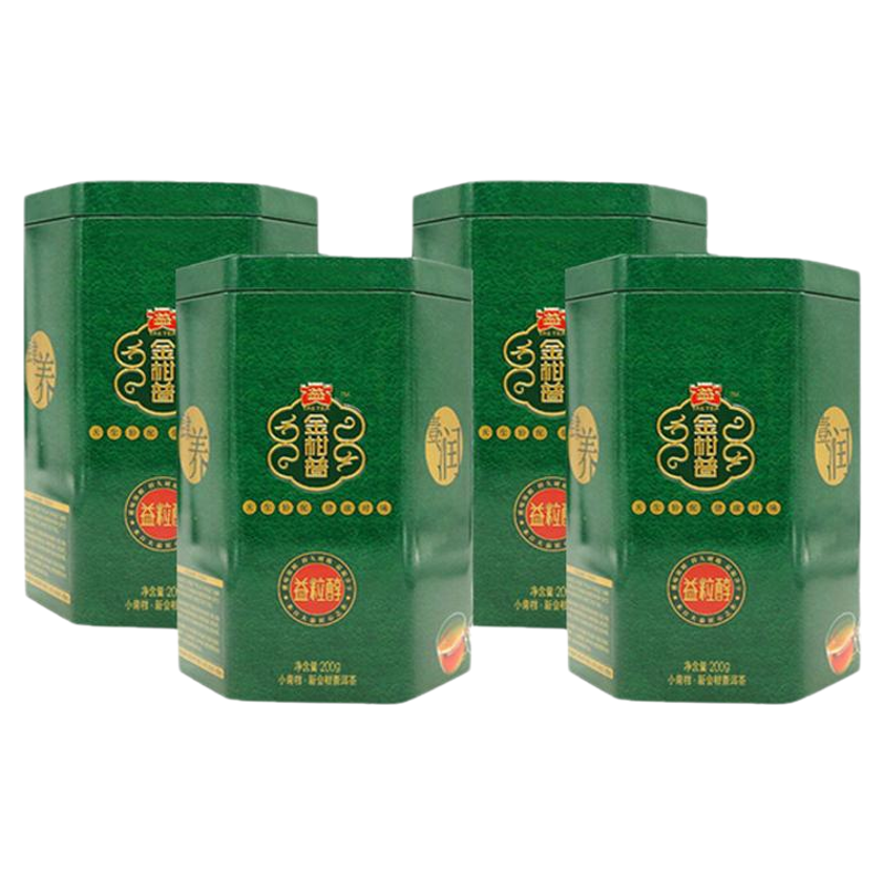 大益益粒醇小青柑普洱茶柑普茶