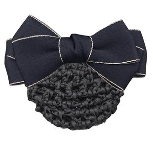 职业头花发网银行空姐护士酒店精致盘发电信移动带网兜盘发套发饰