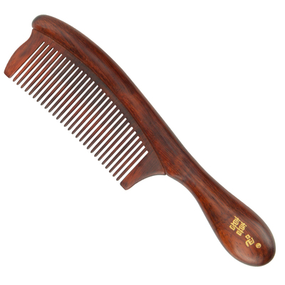 结婚红色梳子木质梳子新款