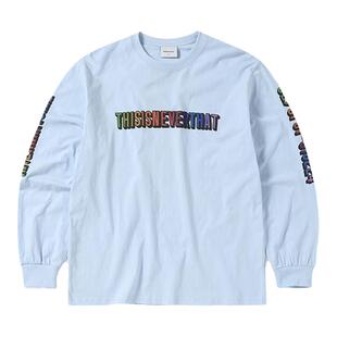 thisisneverthat® FCP L/S Tee 秋冬彩色印花圆领长袖T恤