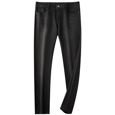 欧洲站轻奢高端男士牛仔裤灰色裤