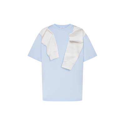 【新品首降】Moschino Jeans 26早春 女士错视画效果图案T恤