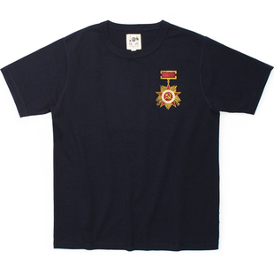 十贰码Leredita苏联卫国战争勋章 210G全棉复古短袖T恤 合体版型