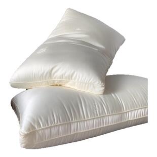 大豆纤维贡缎全棉护颈枕头枕芯单人学生成人羽丝绒家用颈椎枕头芯