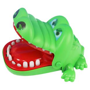 鳄鱼按牙齿互动玩具咬手少儿课堂游戏解压互动神器小学生抽签教具