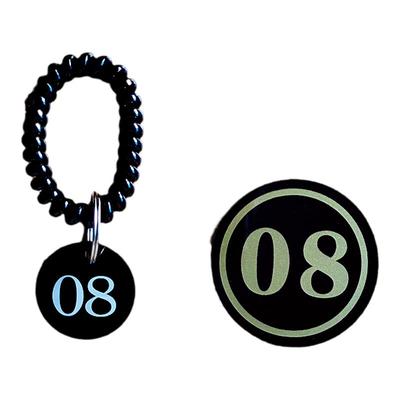 亚克力双面数字手牌号码贴储物柜