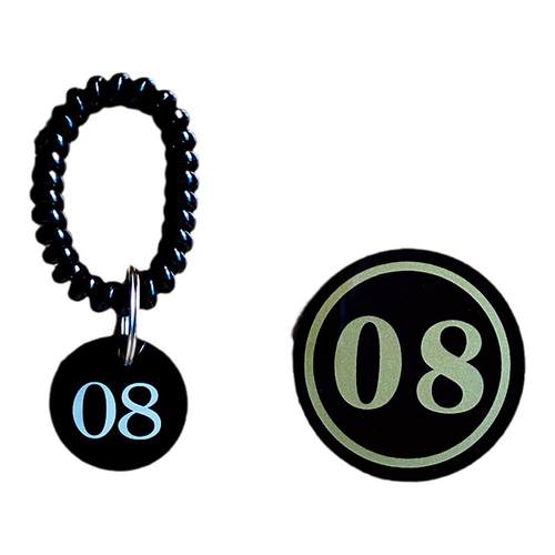 储物柜号码牌贴柜子数字贴手牌编号寄存牌桑拿更衣柜号码牌存包柜