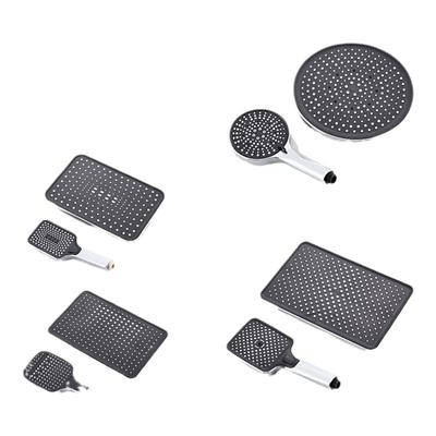 不锈钢淋浴喷头银色淋雨喷淋头增压大花洒顶喷单头花洒莲蓬头配件