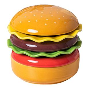 汉堡包调味碟家用陶瓷小碟子调料碗酱油醋蘸酱碟烤肉蘸料碟小吃碟