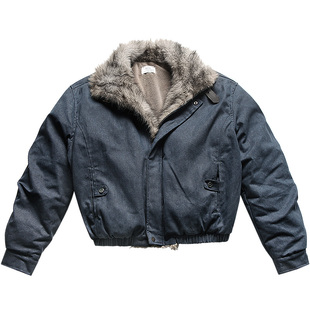 90国标白鸭绒羽绒服男款冬季潮牌日系复古座山雕棉衣男士毛领棉服