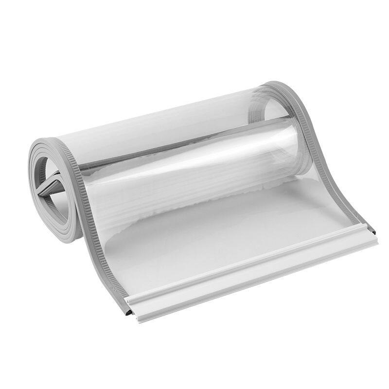 磁吸平移空调皮门帘超市门口店铺商用自吸pvc 塑料软透明挡风隔断