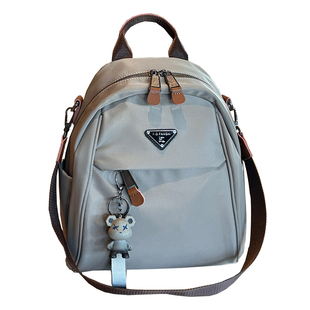 2025新款高颜值小众设计风双肩包女百搭牛津布旅行背包轻便妈妈包