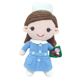 可来图设计订造手工公仔医生护士毕业玩偶大号护工娃娃送闺蜜礼物