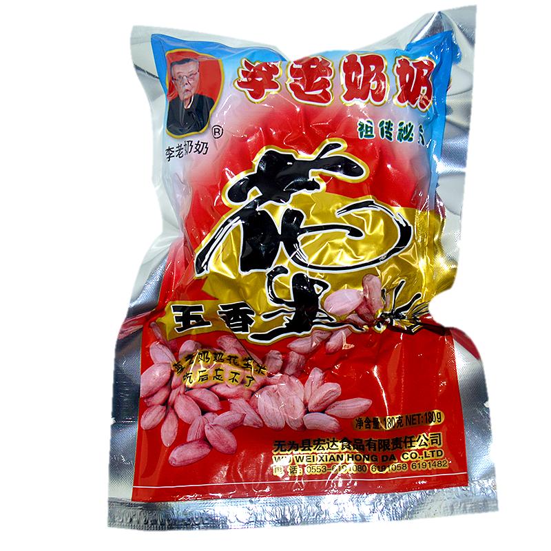 安徽无为特产正宗严桥李老奶奶五香花生米坚果炒货零食小吃下酒菜