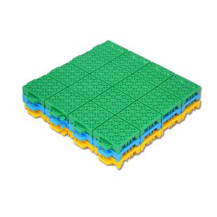 悬浮拼装地板幼儿园室外运动塑料操场跑道篮球场轮滑橡胶户外地垫