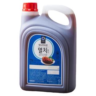 韩国鱼露清静园蓝标鱼露3kg 鱼酱油虾汁海鲜汁调料辣白菜泡菜调料