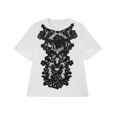 利达 NEW DADADA【森林纹样】时尚休闲修身气质新手T恤上衣SZ2473