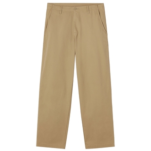 热风男士休闲裤2025年秋季新款商务休闲长裤直筒卡其色休闲长裤