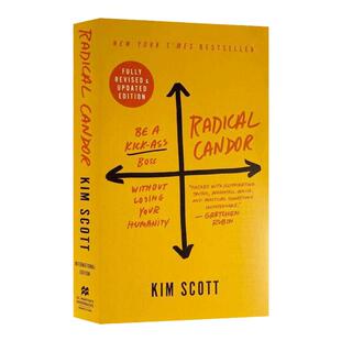 英文原版 Radical Candor 彻底坦白 美版简装 英文版 Kim Scott 纯全英文版正版原著进口英语书籍