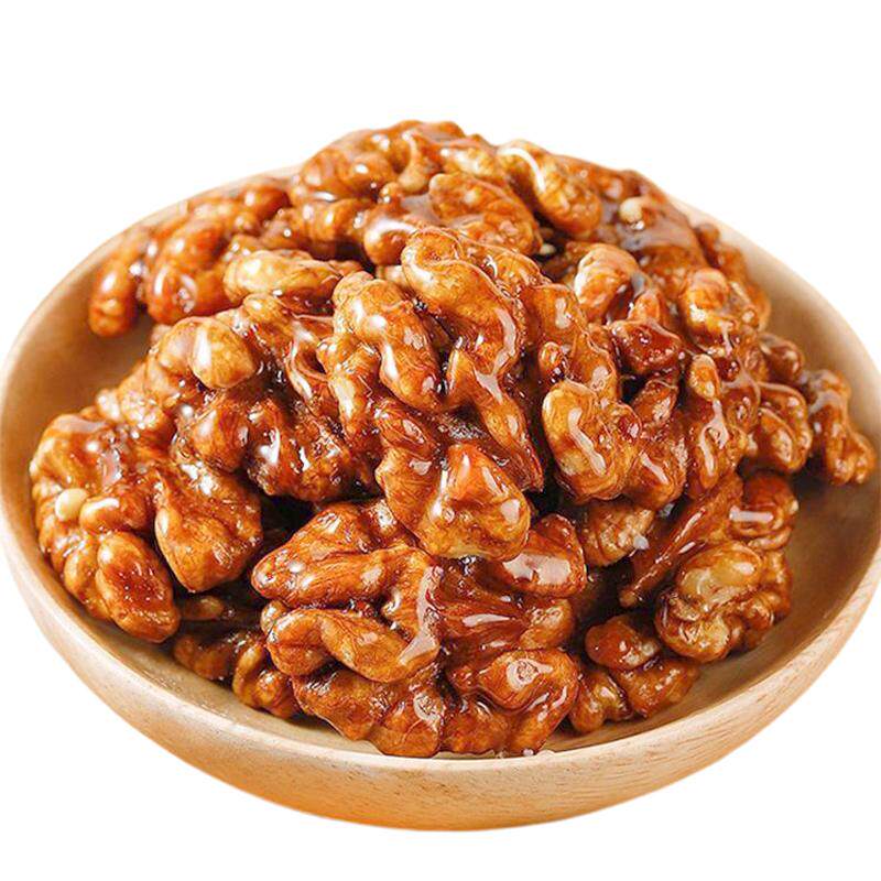 聚香客琥珀核桃仁250g新货大颗粒芝麻味核桃仁坚果零食官方旗舰店