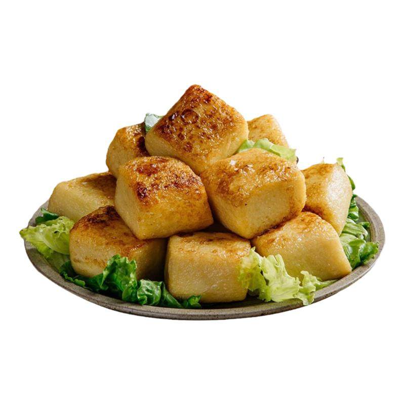 潮汕手工鳕鱼豆腐黄金鱼豆腐汕头手打鱼丸潮汕特产火锅食材豆捞