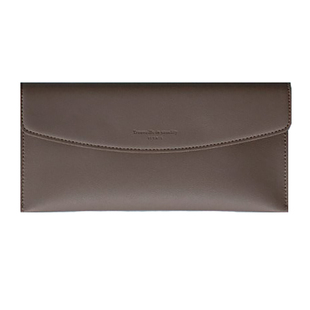 韩国iconic简约皮革笔袋文具袋女化妆包眼睛包钱包多功能收纳包袋