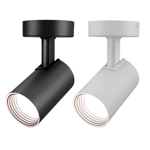 雷士照明led吸顶式射灯天花灯明装无轨道店铺商用家用三线cob射灯