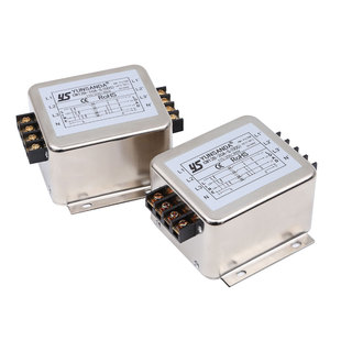 交流电源三相滤波器380V输入变频器emi伺服滤波净化器CW12B-20A-S