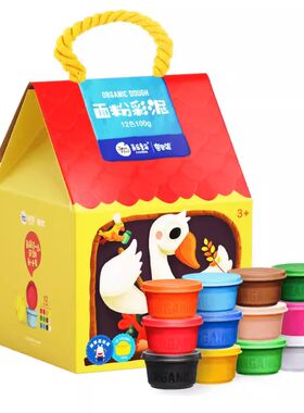 美乐童年面粉彩泥橡皮泥儿童专用
