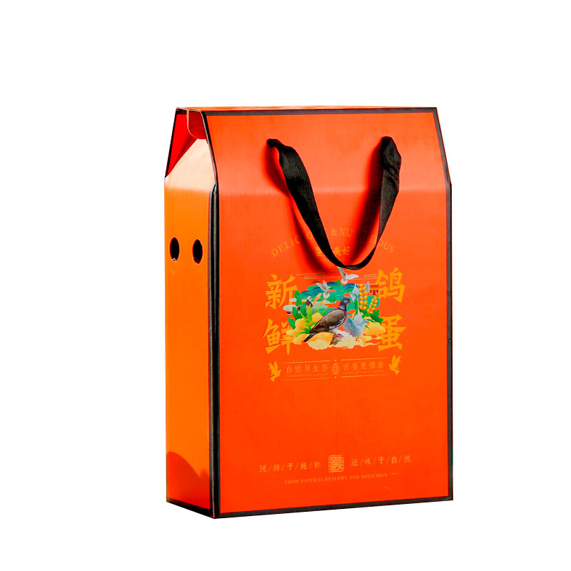 鸽子蛋包装盒高档节日礼品盒30 40 50枚装鲜鸽蛋白条鸽礼盒定制