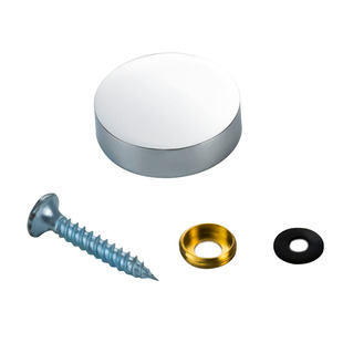 广告钉装饰盖纯铜加厚玻璃钉螺丝帽玻璃固定装饰帽镜钉不锈钢304