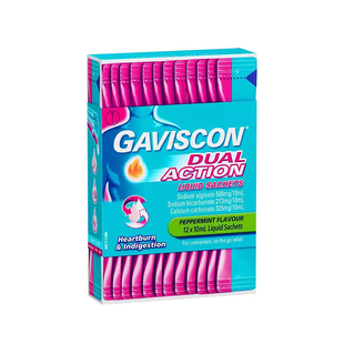 【自营】澳洲进口GAVISCON嘉胃斯康双效胃药口服混悬液抗胃酸反流