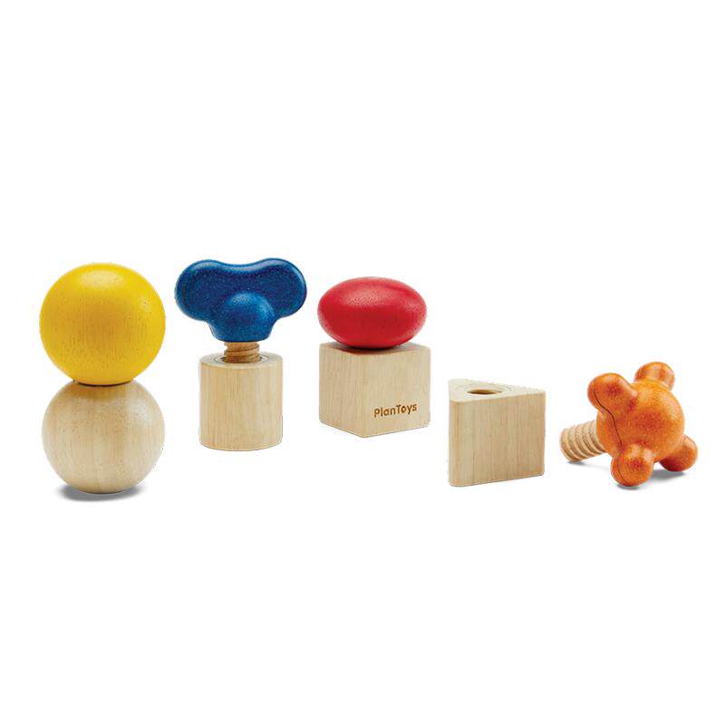 plantoys儿童拧螺丝组装玩具益智木制宝宝动手玩具礼物5455