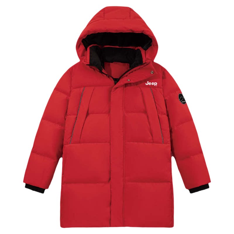 Jeep吉普童装男童新年红羽绒服