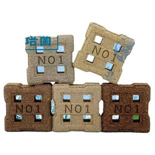 鱼缸过滤材料二代奈米小方砖水族净水细菌屋陶瓷环纳米砖生化培菌