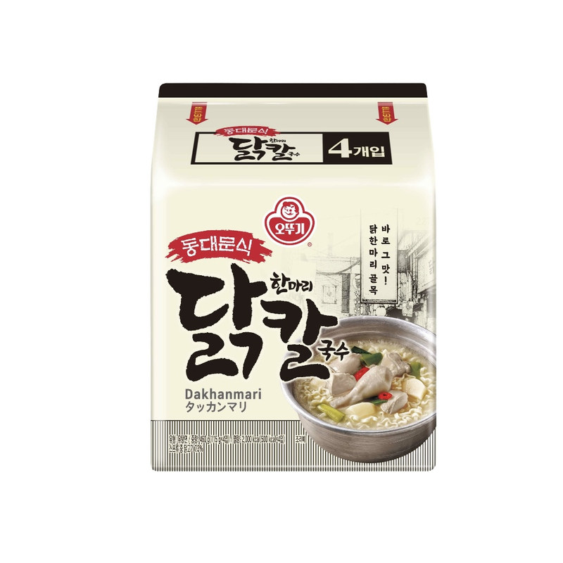 韩国不倒翁一只鸡拉面115g*4袋