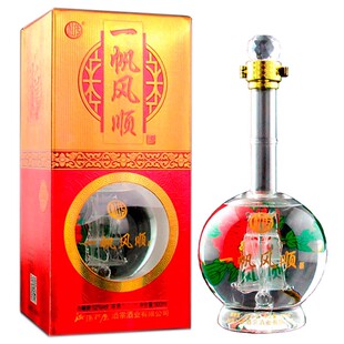 杜康村一帆风顺纯粮食浓香型固态法酿造经典盒装白酒52度500ml