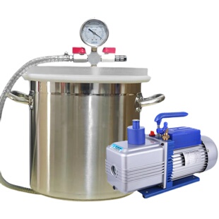 不锈钢真空消泡桶密封罐AB硅胶翻模环氧树脂脱除泡机箱稳定木设备