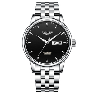 正品冠琴品牌男士手表机械表全自动国产潮流商务名牌防水男表瑞士