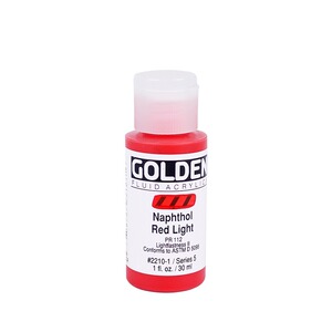 高登Golden473ml流质型丙烯颜料流体画颜料干扰色金属色渐变色全系美国进口瓶装丙烯颜料