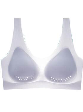 超薄无痕乳胶内衣大胸显小文胸