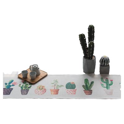 珍珠松nis风棉客厅布盖巾桌旗