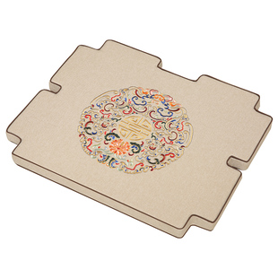 中式椅子坐垫官帽椅圈椅红木太师椅茶椅垫乳胶座垫实木沙发垫定制