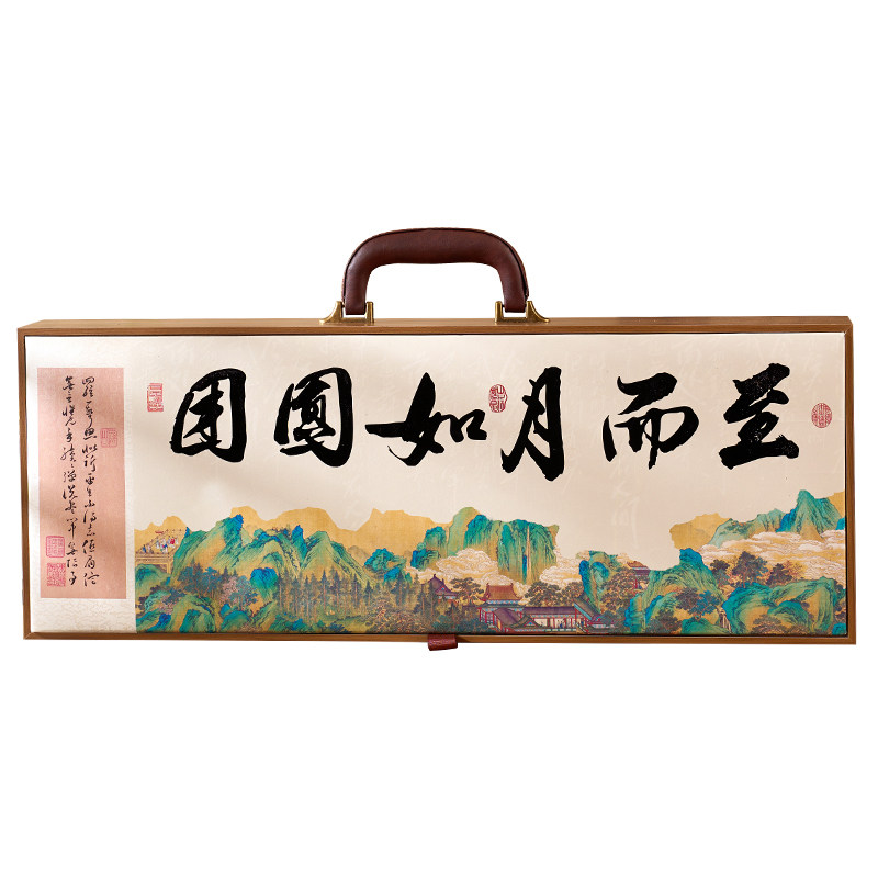 超大加长！高端木制月饼礼盒送礼