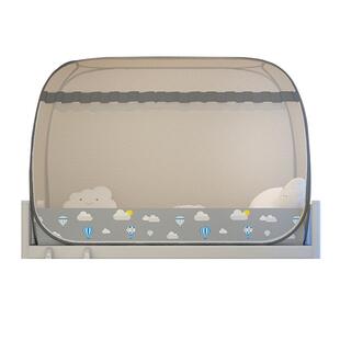 蒙古包蚊帐学生宿舍上铺下铺专用寝室单人床免安装全底上下床通用